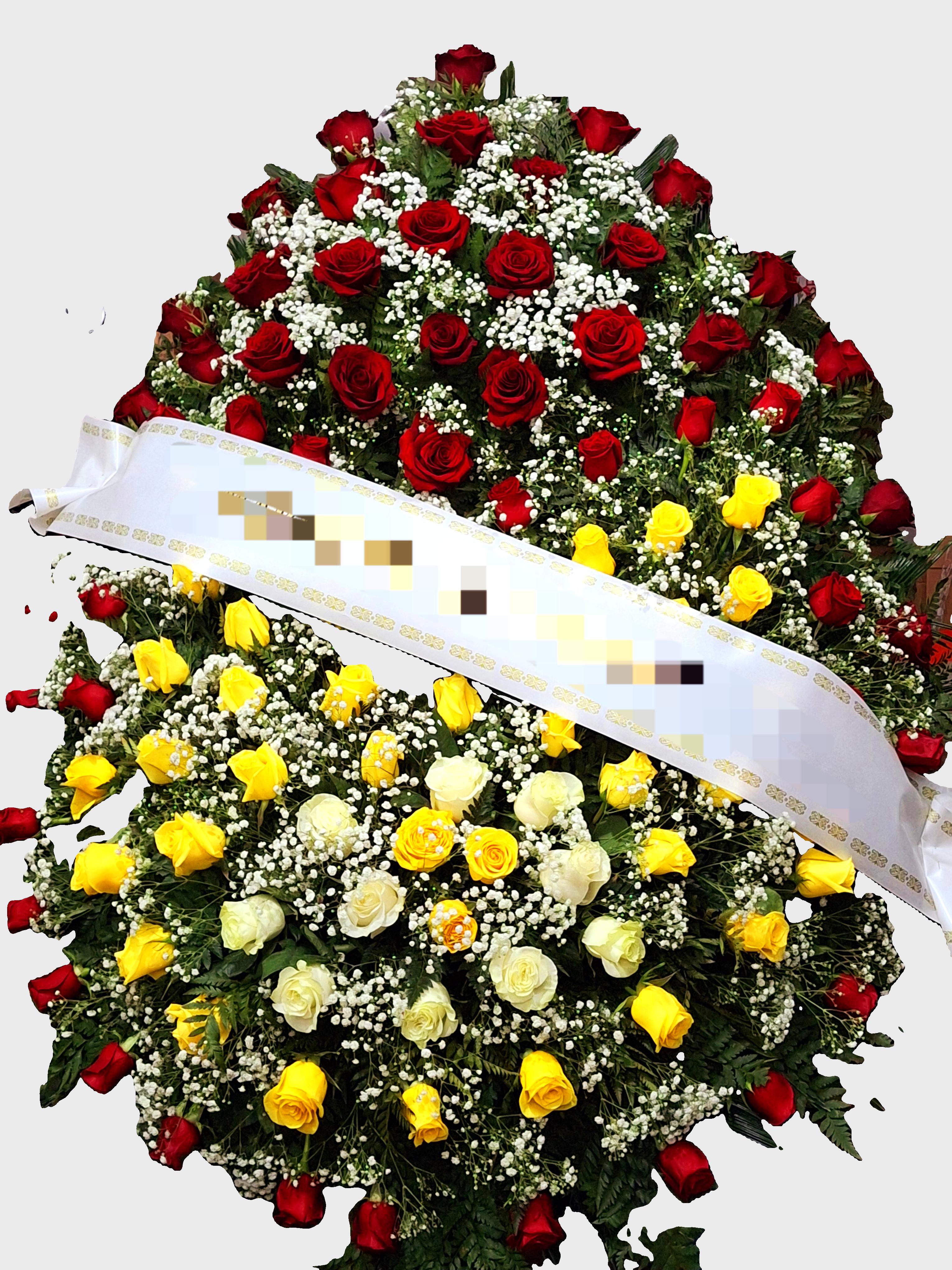 Corona Fúnebre de Rosas