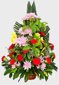 Arreglo Fúnebre con Flores de Estación