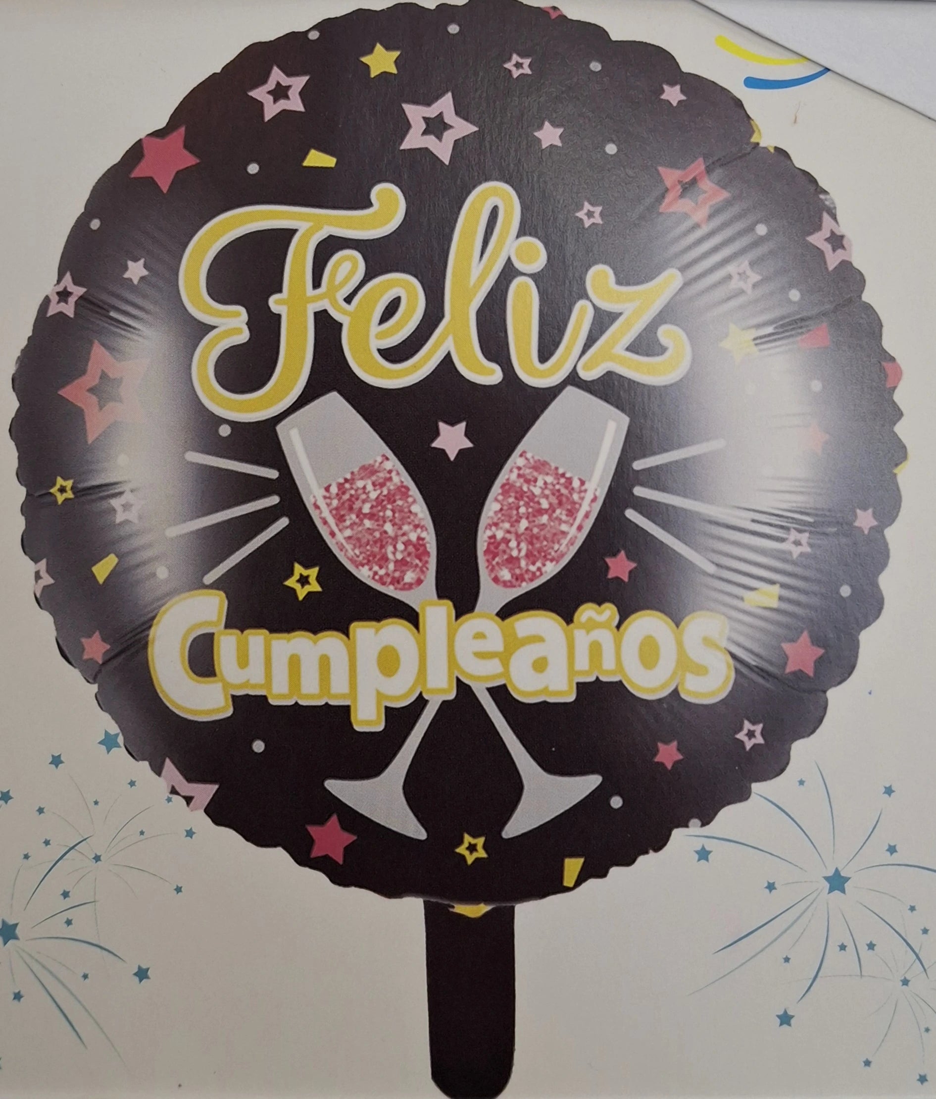 Globo Metalizado “Feliz Cumpleaños”