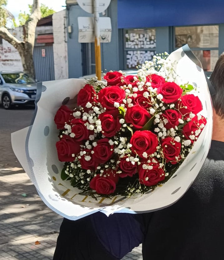 Ramo de 24 Rosas Rojas