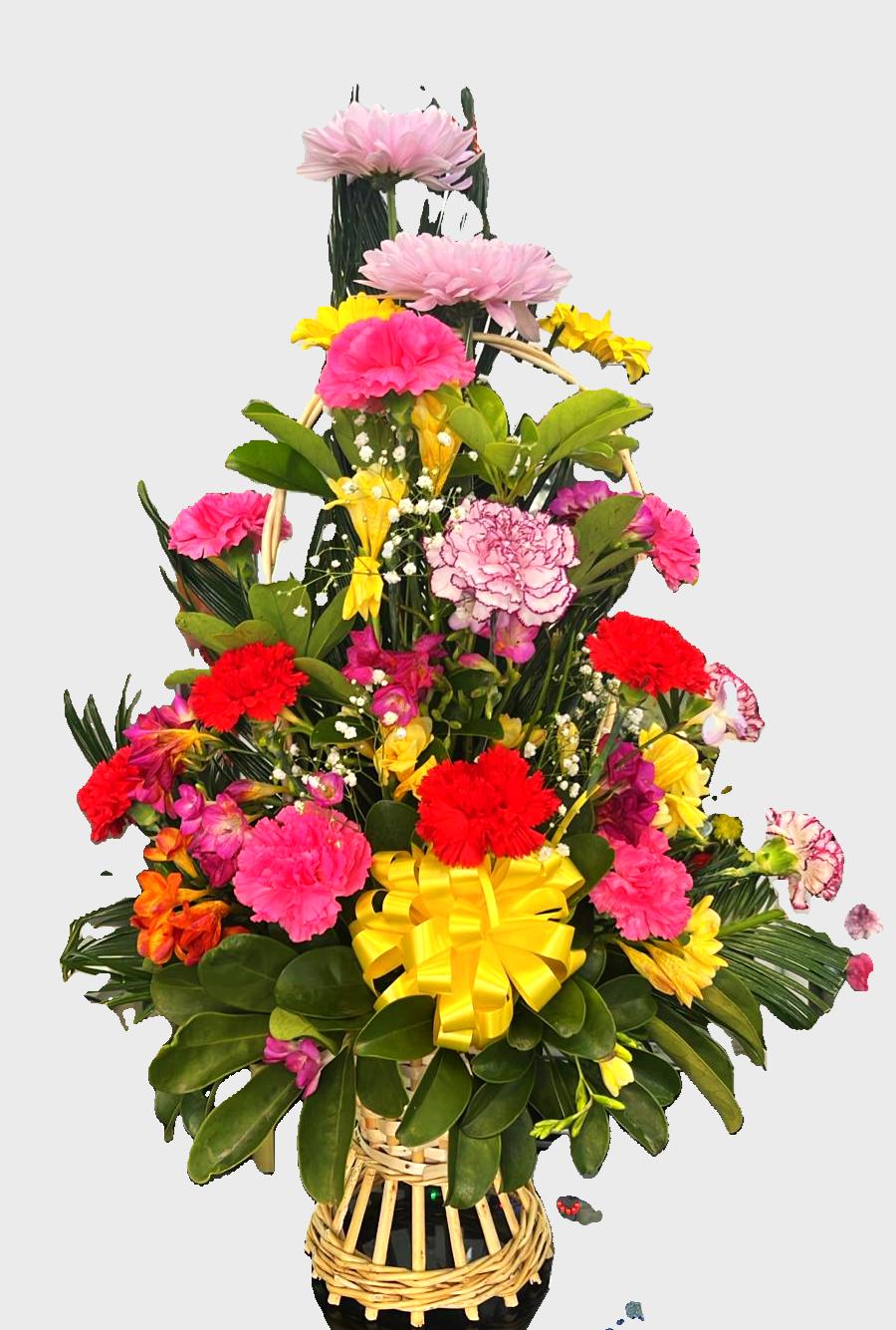 Canasto Grande Surtido con Flores de Estación